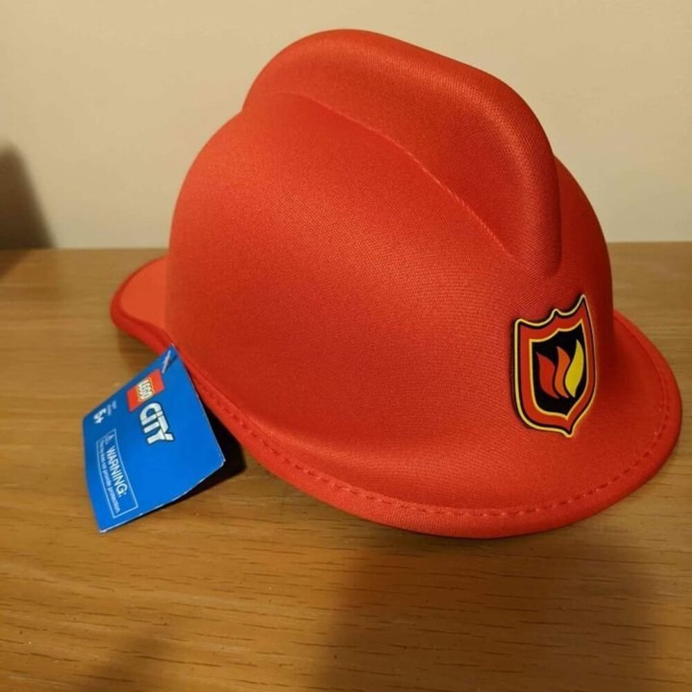 Lego city fire hat/ helmet  brand new